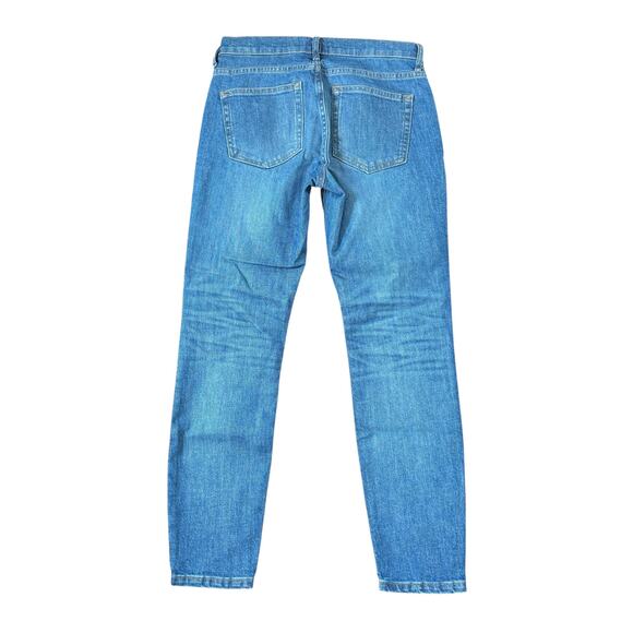 Everlane Mid-Rise Skinny Ankle Jean Mid Blue - Picture 3 of 9